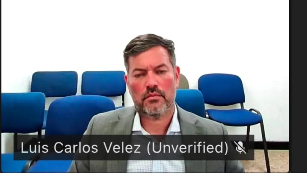 Una jueza de Silvia envió a prisión a Luis Carlos Vélez Romero, alias el Mono, gestor de paz del gobierno de Petro, por narcotráfico y concierto para delinquir - crédito captura pantalla audiencia/Rama Judicial