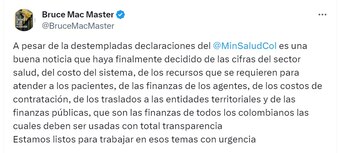 Publicación de Bruce Mac Master,