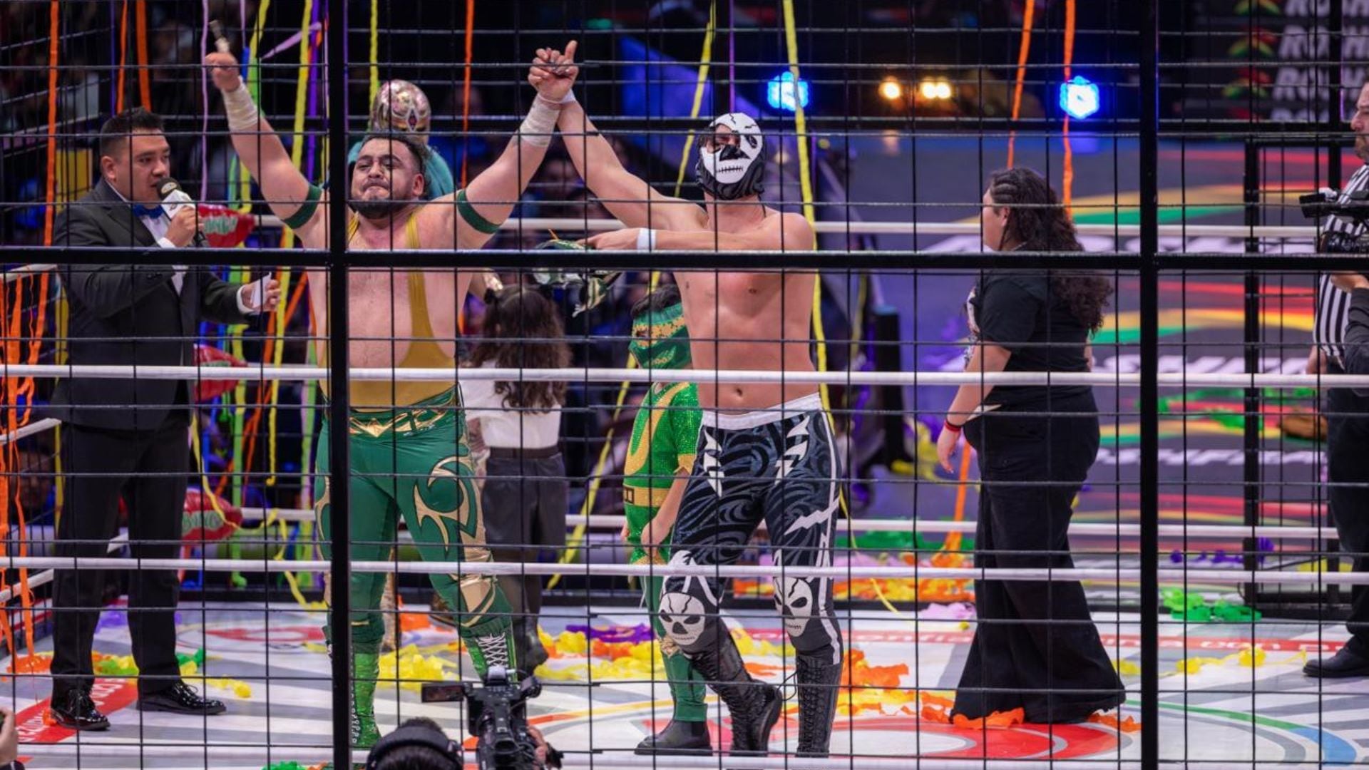 La lucha estelar definió su desenlace en un mano a mano cargado de tensión. (Foto: Diego Cedrix / CMLL)