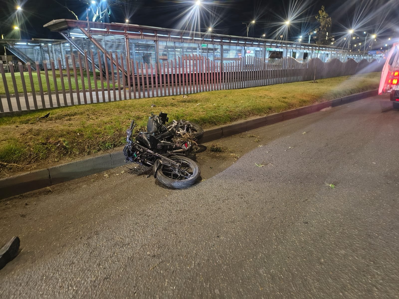 Un motociclista murió en siniestro vial en el sur de Bogotá - crédito Tránsito Bogotá