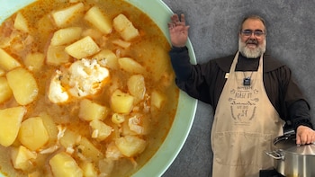 Receta de patatas al ajopollo