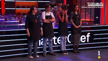 Los concursantes de 'MasterChef 14' en la prueba de eliminación (RTVE)