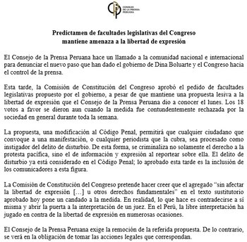 Consejo de la Prensa Peruana