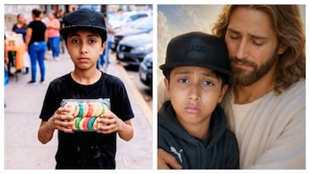 La comunidad de Tecate ha mostrado su indignación en redes sociales por que ubicaban a Jesús Yadiel, quien parecía de menor edad tal vez a la mala nutrición que llevaba pero aún así intentaba llevar comida a su casa vendiendo galletas en los semáforos Foto: Redes sociales