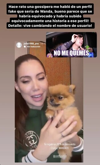 La denuncia a Wanda Nara