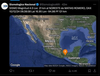 (X @SismologicoMX)