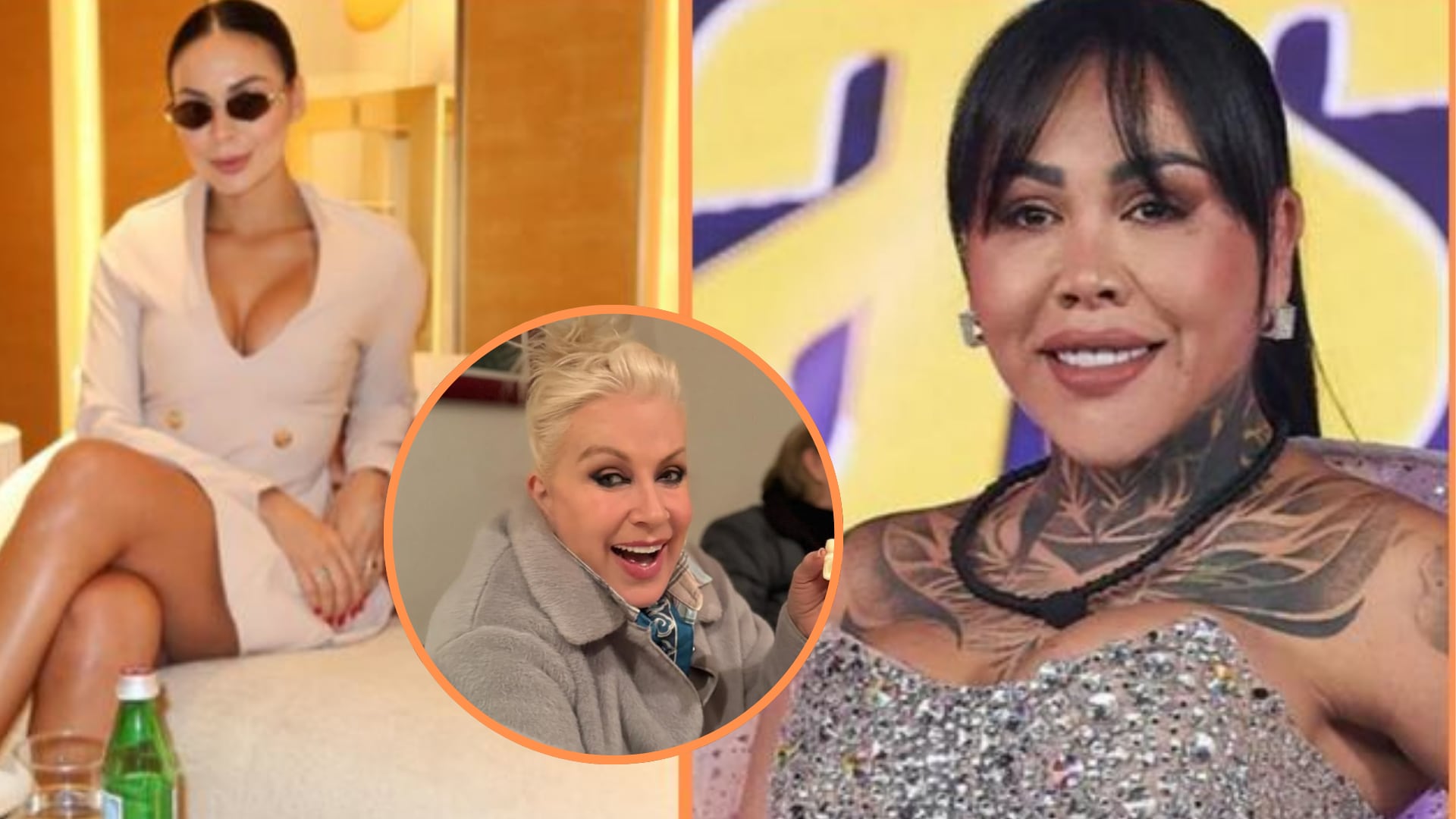 Laura G aseguró que la actriz mexicana fue la encargada de negar el paso de Yina en la edición del reality en Telemundo - crédito @lauragonzalez/IG @yinacalderonoficial @laurazapataoficial/IG