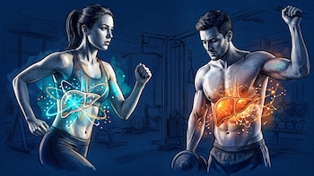 Ejercicio e hígado: un estudio reveló que el impacto celular del entrenamiento es diferente en hombres y mujeres