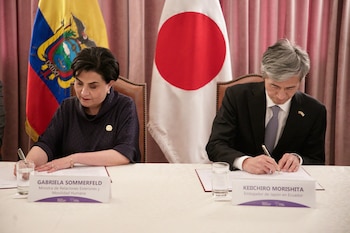 La canciller Gabriela Sommerfeld y