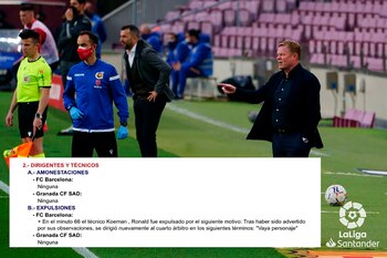 El extracto del acta que