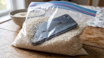El secreto del arroz para salvar celulares mojados: ¿funciona de verdad?