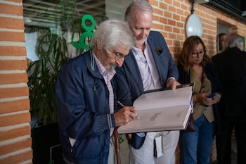 Presentación de muestra "Borges, años de esplendor literario" en Madrid