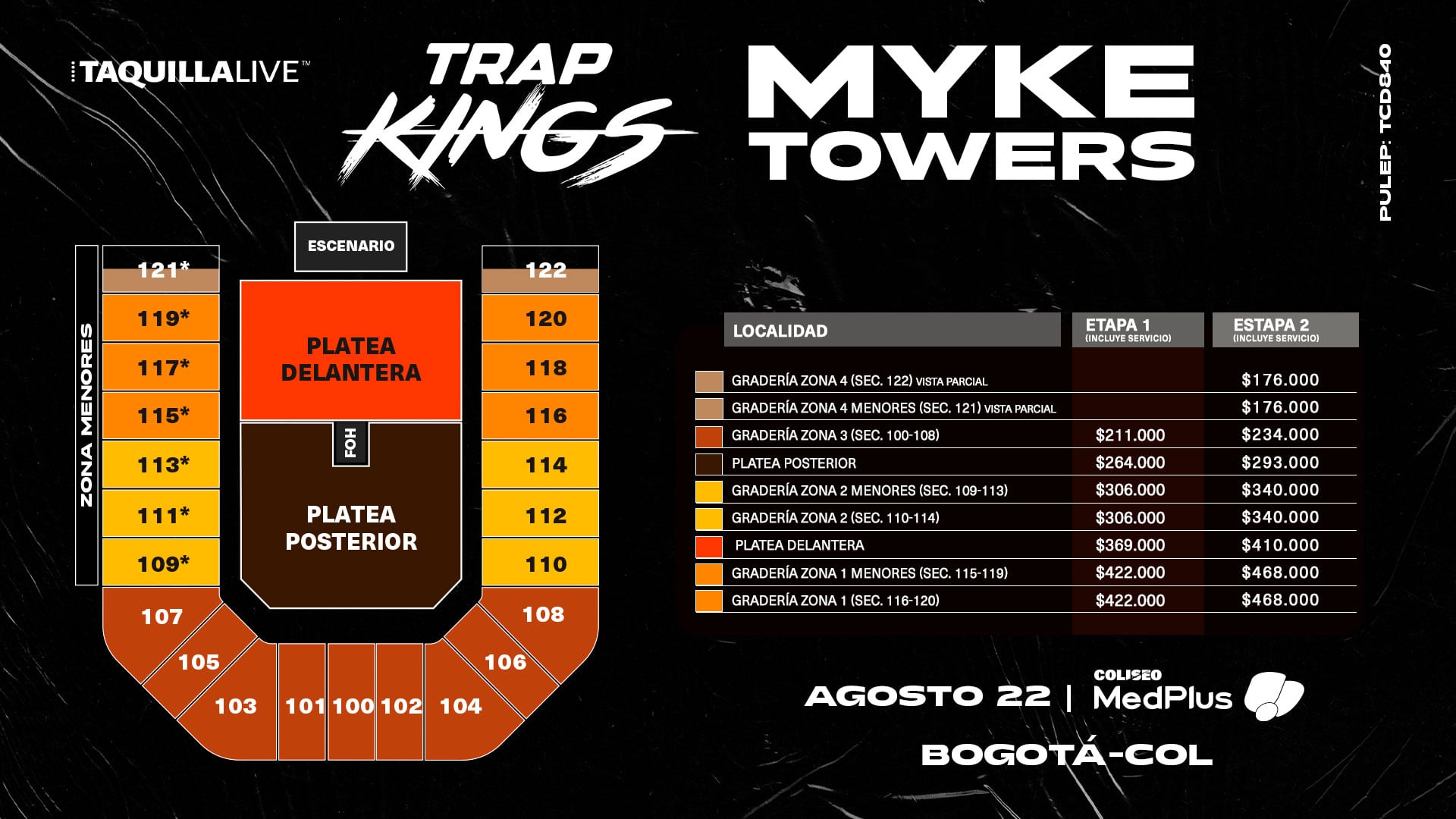 Las entradas para el esperado show de Myke Towers en Colombia ya están disponibles en venta general a través de la plataforma TaquillaLive - crédito cortesía Diana Niño comunicaciones
