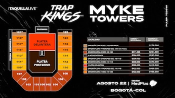 Las entradas para el esperado show de Myke Towers en Colombia ya están disponibles en venta general a través de la plataforma TaquillaLive - crédito cortesía Diana Niño comunicaciones