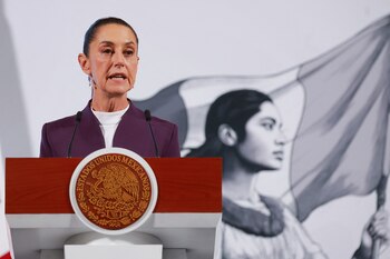 La presidente de México, Claudia