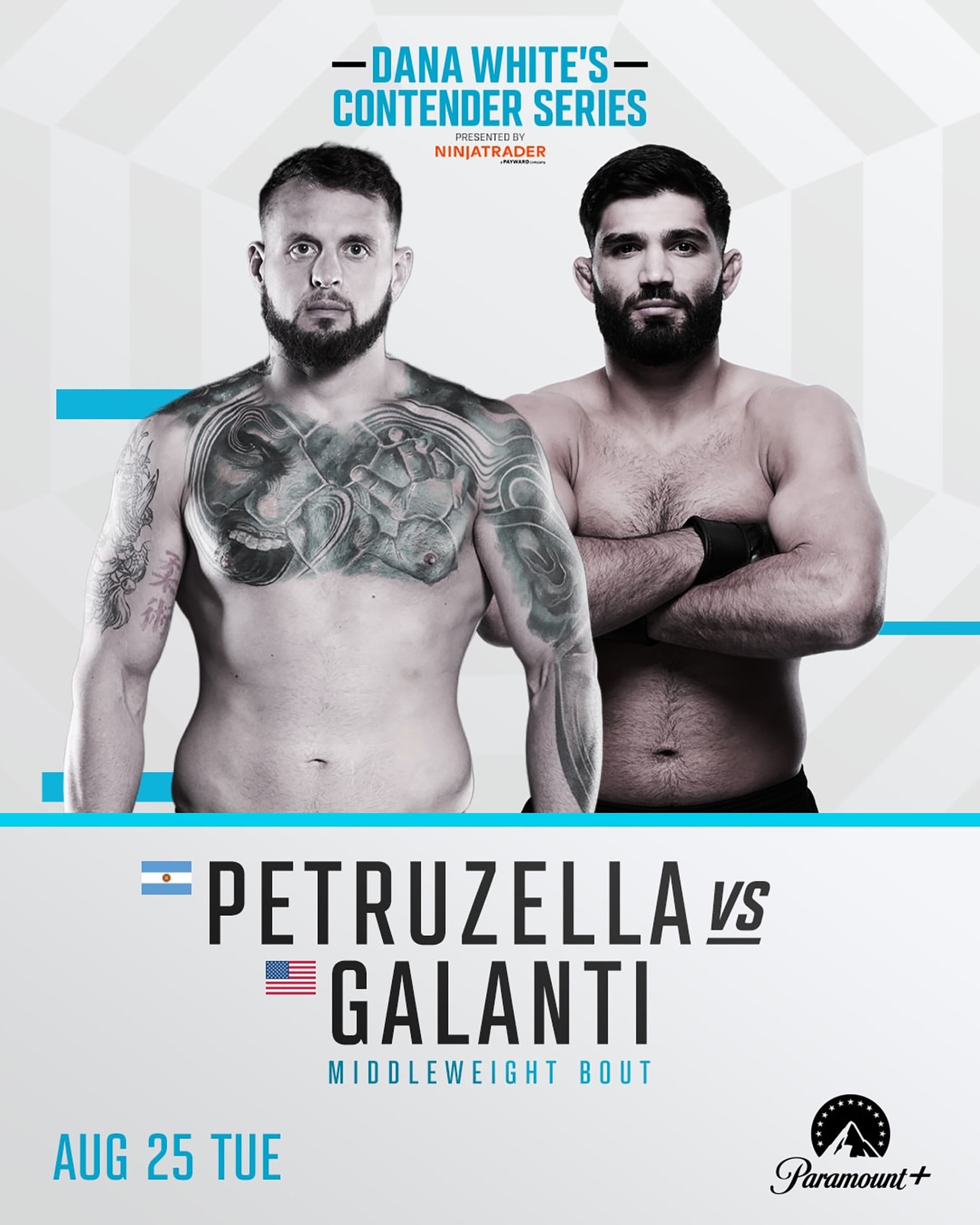 Petruzella se enfrentará a Galanti por un contrato en UFC
