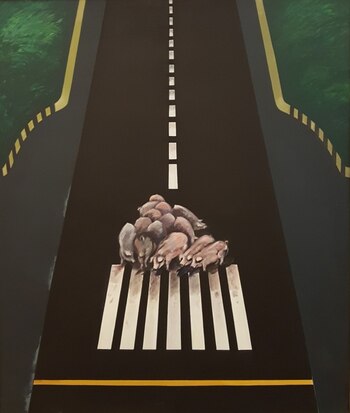 “Paisaje urbano” (1971) de Diana