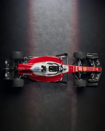 El coche salió a pista