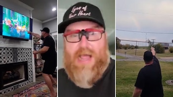 La emocionante reacción de un