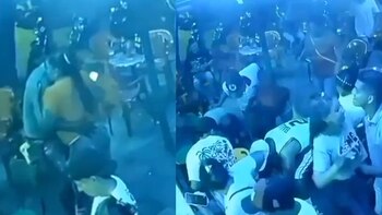 En video quedó la muerte