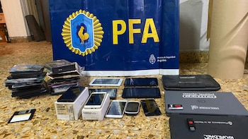 Parte de los elementos secuestrados