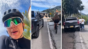 Una ciclista denunció acoso en la vía Fusagasugá-Pascal por parte de hombres a bordo de una camioneta: “Triste que no pase nada”