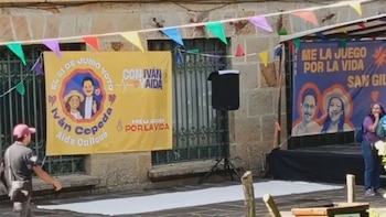 La inspección oficial con la Policía Nacional y el Ministerio Público confirmó la ausencia de permisos, documentos y autorización para la actividad política en la sede administrativa - crédito Captura de Pantalla Facebook/Telesangil