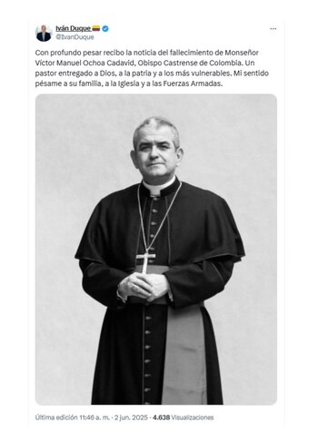 Con este mensaje en X,