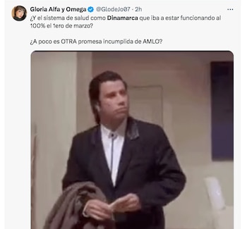 La postura del presidente causó