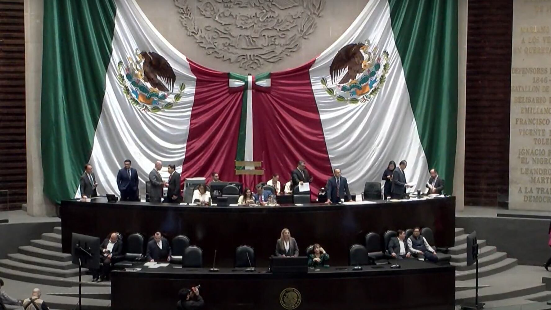 La Cámara de Diputados aprobó este lunes 1 de julio, en lo general y en lo particular, el dictamen que da paso a la creación de la Comisión Nacional Antimonopolio. (Captura de pantalla: Cámara de Diputados)