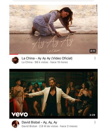 La China Suárez y David