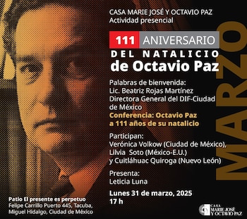 111 natalicio de Octavio Paz