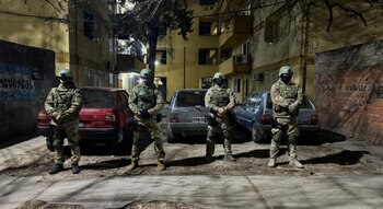 Durante los operativos, cinco personas