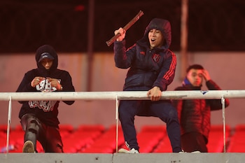 Un hincha de la U