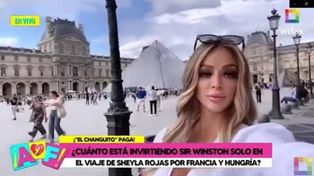 Sheyla Rojas en el Museo