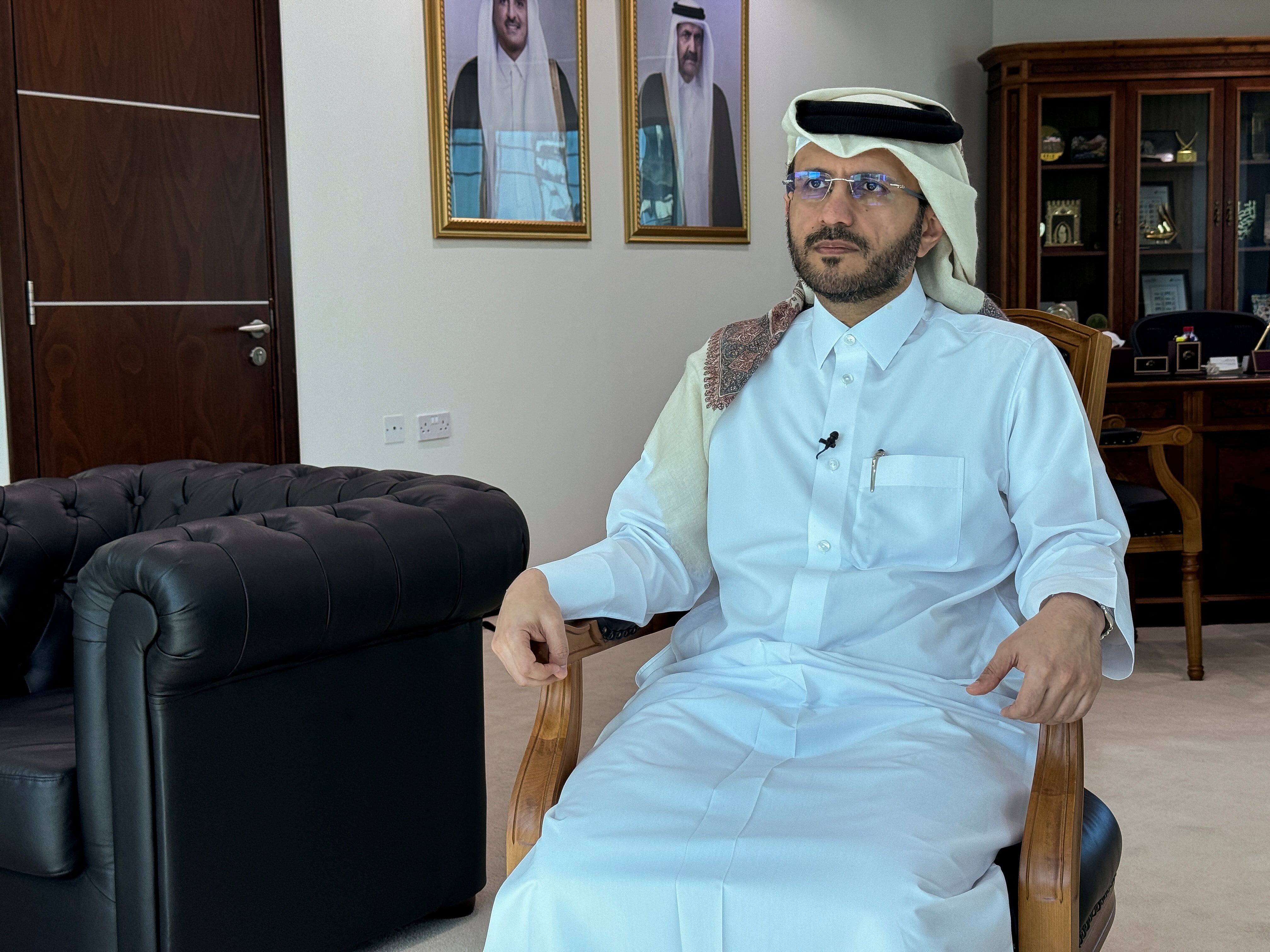 El portavoz del Ministerio de Asuntos Exteriores de Qatar, Majed al Ansari. REUTERS/Imad Creidi