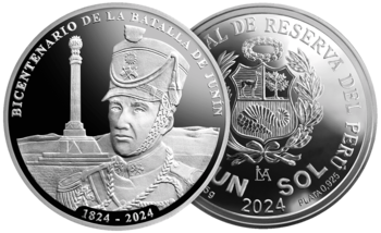 Las monedas conmemorativas del sol