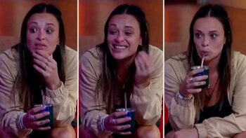 Agostina mirando a sus compañeros