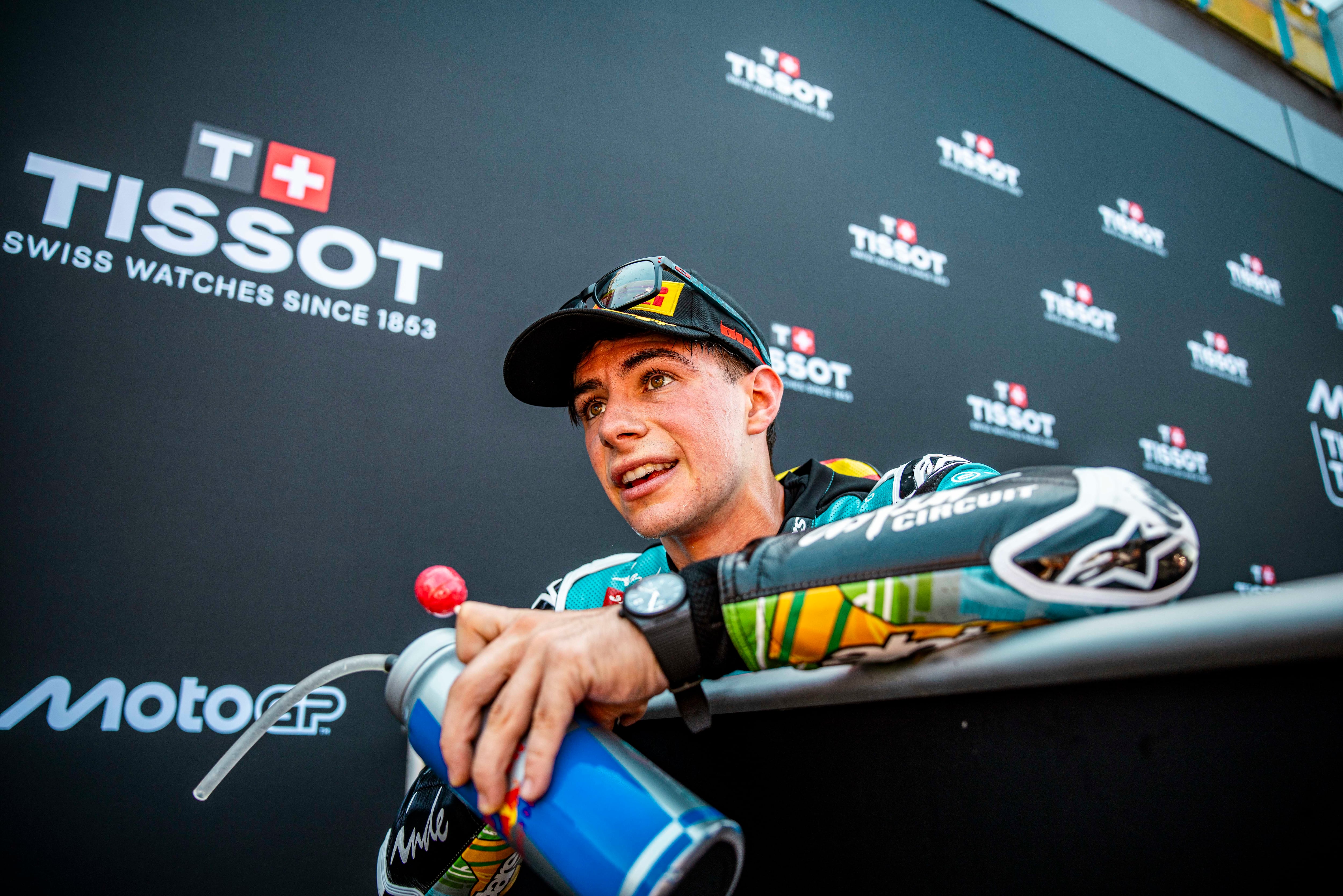 David Alonso brilló en la clasificación del GP de Aragón en el Moto 2 - crédito Manuel Tormo Sánchez cortesía David Alonso