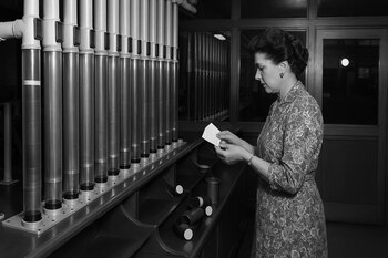 El sistema de correo neumático