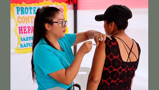 La cobertura de vacunación para hepatitis A en el país fue del 82 por ciento en 2024, todavía lejos del ideal de noventa por ciento
- Minsa
