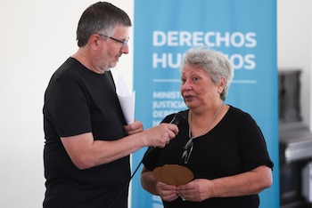 Rosa Verón, integrante del grupo