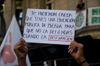 Las consignas contra el Gobierno