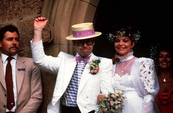 La boda de Elton John