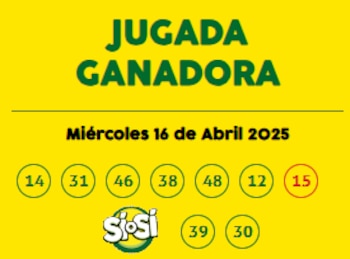 Sorteo Tinka - Miércoles 16