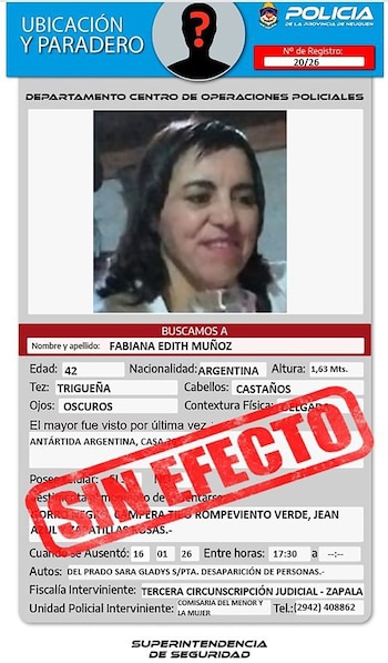 La solicitud de paradero para