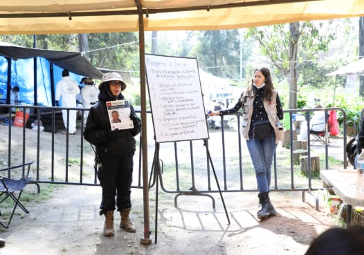 Varios colectivos de búsqueda, conformados principalmente por madres, han pedido que se siga con una intensa búsqueda y análisis de ADN de los restos en toda la ciudad y se comparta información con los demás estados Foto: Fiscalía CDMX