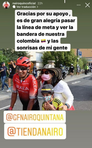 El Nairo más humano: el