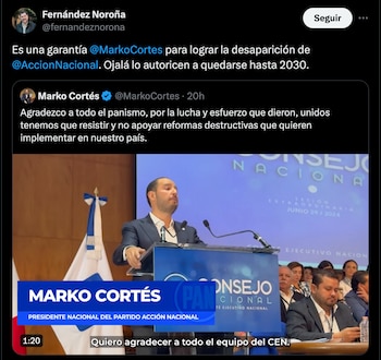 Fernández Noroña habló de Marko