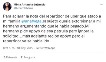 Captura:
TW @ArriazolaMirna